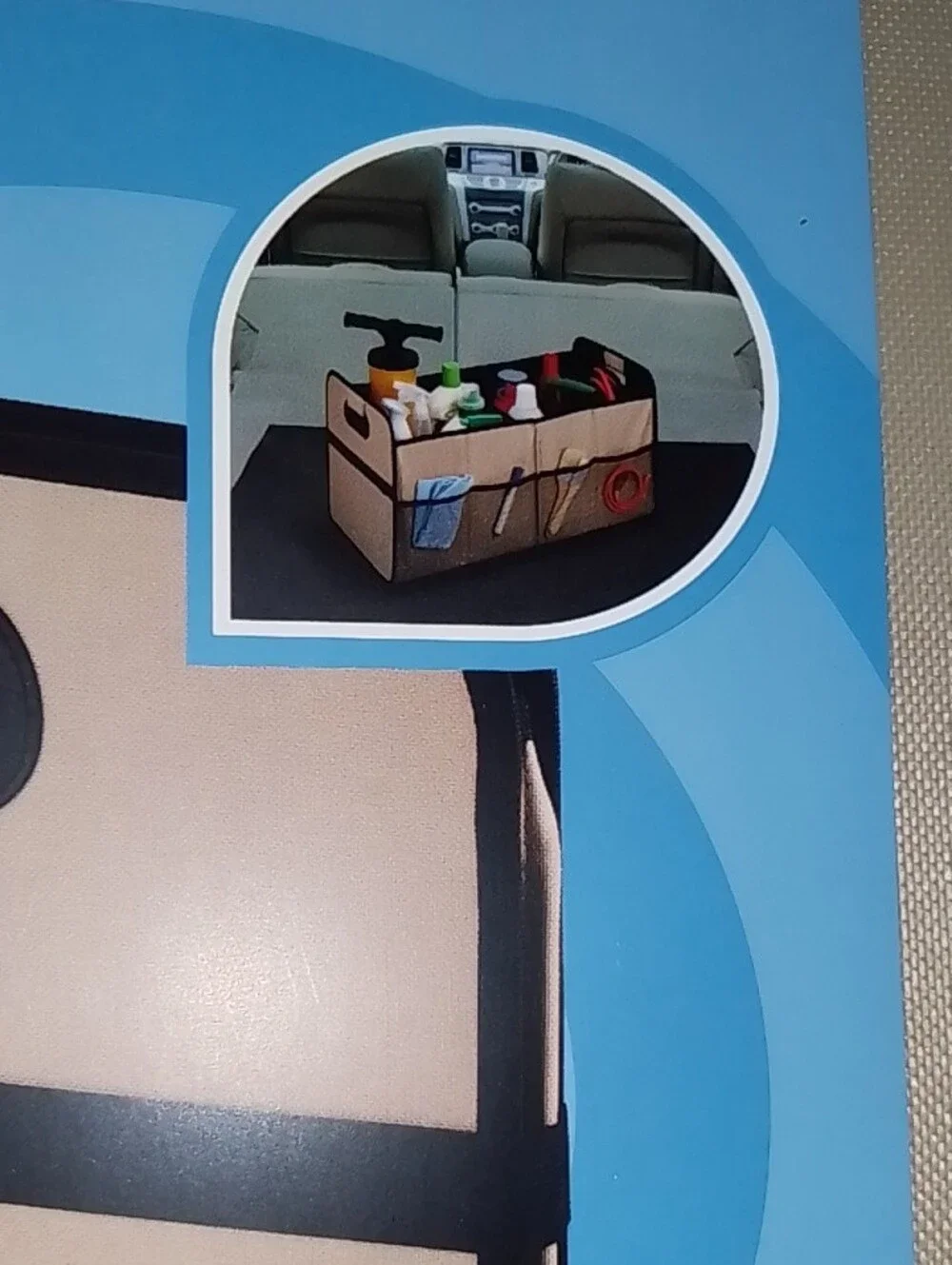 Folding Trunk Organizer with Handles
